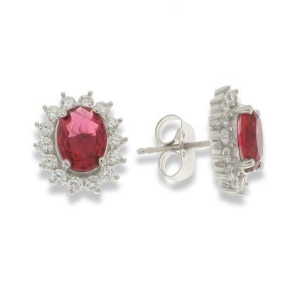 Orecchini Domar Gioielli Donna Orecchino argento 925 in Argento Zircone EZB094728 - EZB094728